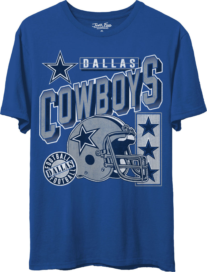 Junk Food - Unisex Cowboys Checkdown T-Shirt