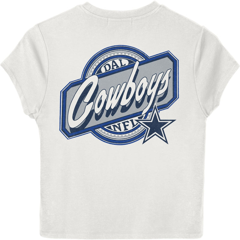 Junk Food - Womens Cowboys Cheers Baby T-Shirt