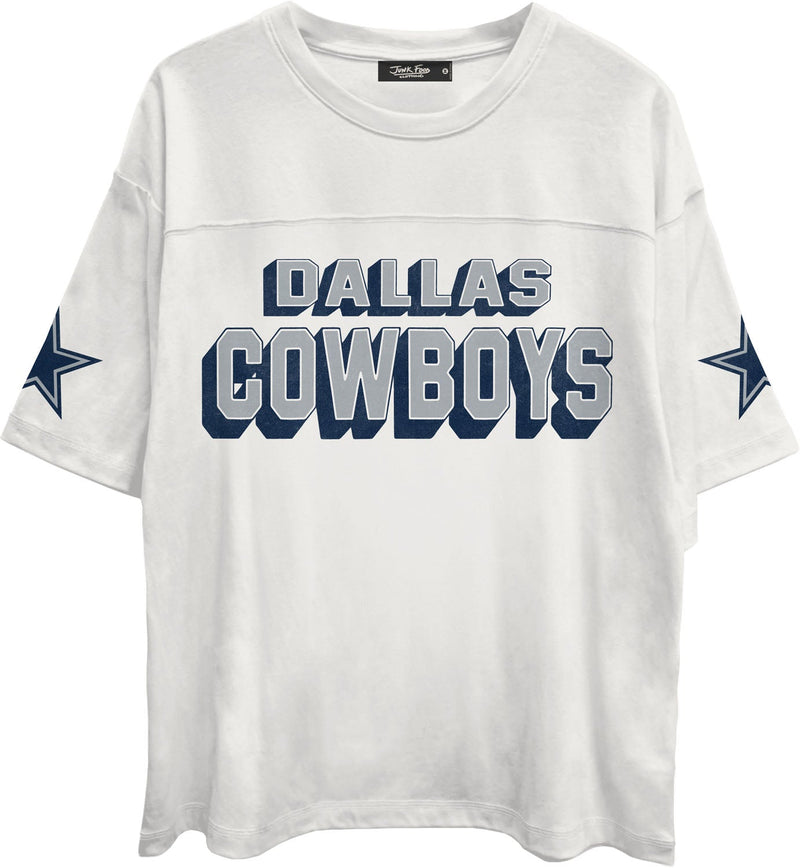 Junk Food - Mens Cowboys Halfback T-Shirt