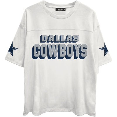 Junk Food - Mens Cowboys Halfback T-Shirt