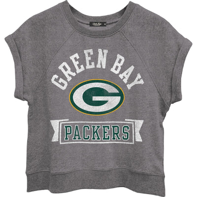 Junk Food - Womens Packers Raglan Fleece Tank Sweater