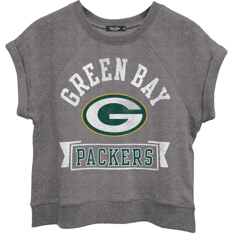 Junk Food - Womens Packers Raglan Fleece Tank Sweater