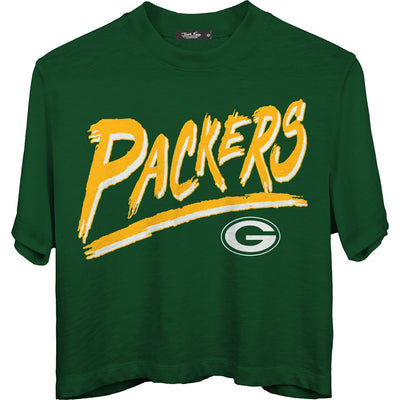 Junk Food - Womens Packers Thrill Mn Crop T-Shirt