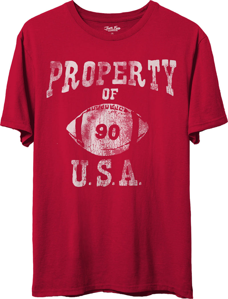Junk Food - Unisex Property Of 90 U.S.A. T-Shirt