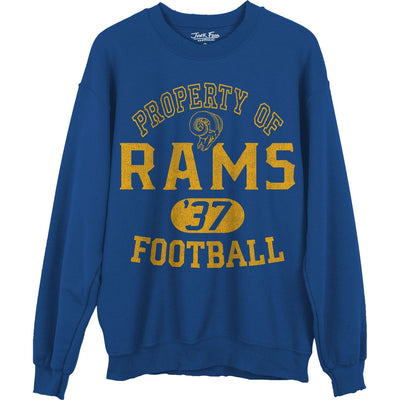 Junk Food - Unisex Rams Property Crew Neck Fleece Sweatshirt