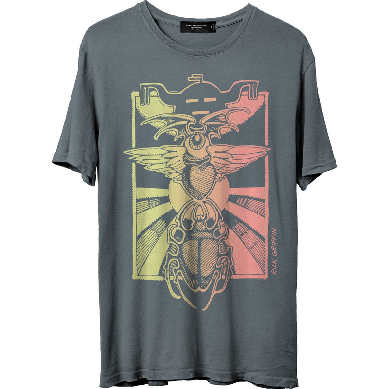 Junk Food - Unisex Rick Griffin Eye Heart Beetle T-Shirt