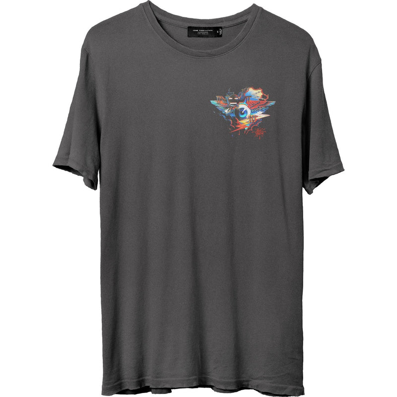 Junk Food - Unisex Rick Griffin Eye With Wings T-Shirt