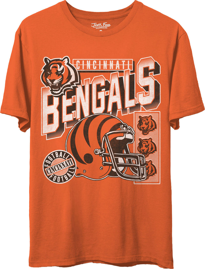 Junk Food - Unisex Bengals Checkdown T-Shirt