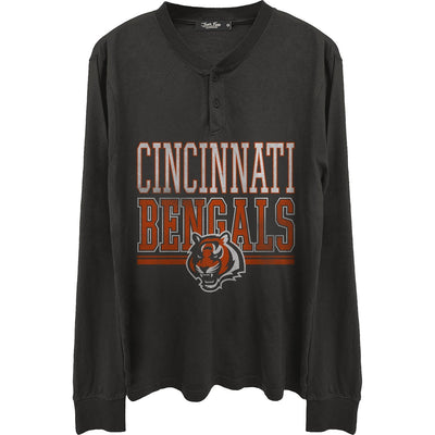 Junk Food - Mens Bengals Long Sleeve Henley