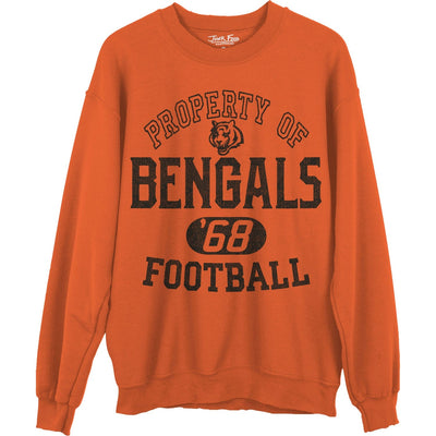 Junk Food - Unisex Bengals Property Crew Neck Fleece Sweatshirt