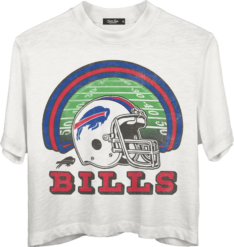 Junk Food - Womens Bills Game Time Mn Crop T-Shirt