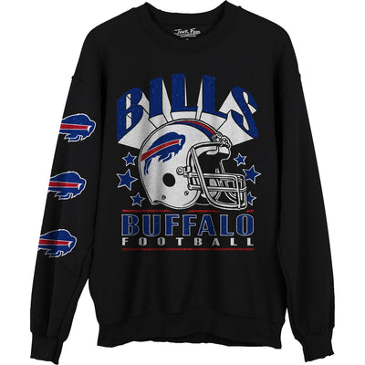 Junk Food - Unisex Bills Glitter Hlmt Crew Neck Fleece Sweatshirt
