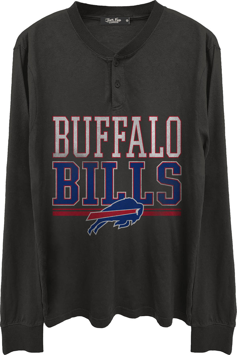 Junk Food - Mens Bills Long Sleeve Henley
