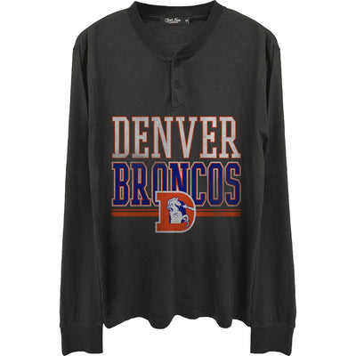 Junk Food - Mens Broncos Long Sleeve Henley