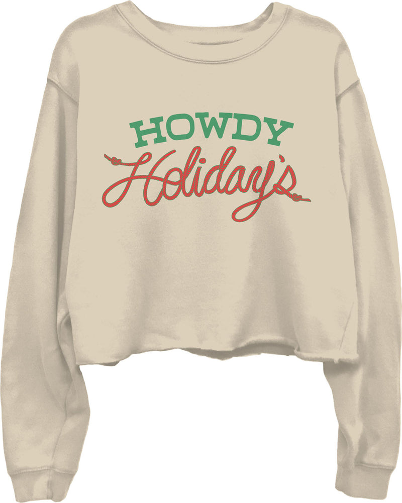 Junk Food - Womens Howdy Holidays Sweatshirt