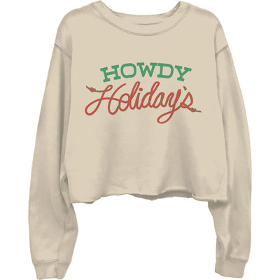 Junk Food - Womens Howdy Holidays Sweatshirt