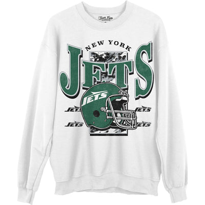 Junk Food - Unisex Jets Conversion Crew Neck Fleece Sweatshirt