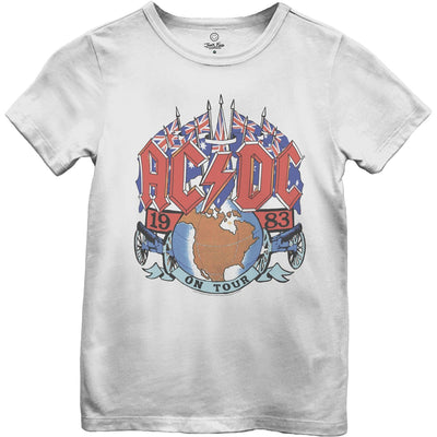 Junk Food - Girls Ac/Dc 1983 On Tour T-Shirt
