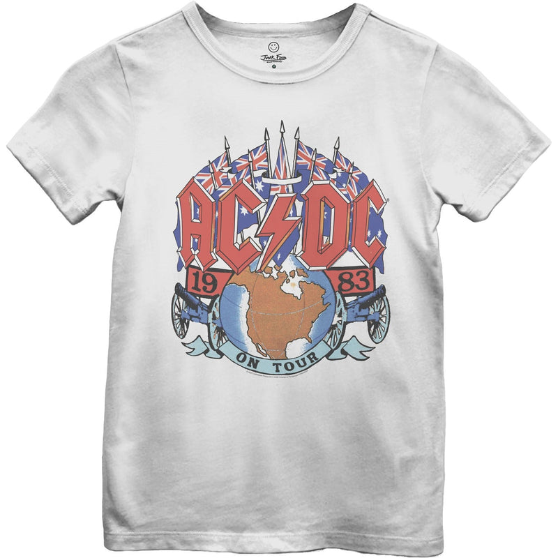 Junk Food - Girls Ac/Dc 1983 On Tour T-Shirt
