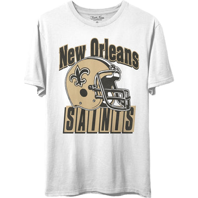 Junk Food - Unisex Saints Throwback Helmet T-Shirt