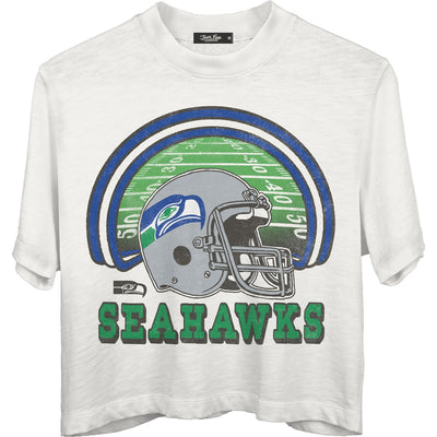 Junk Food - Womens Seahawks Game Time Mn Crop T-Shirt