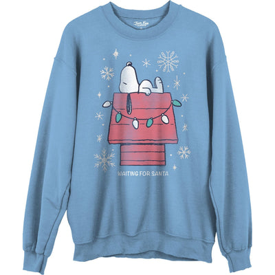Junk Food - Unisex Snoopy Waiting For Santa Sweatshirt