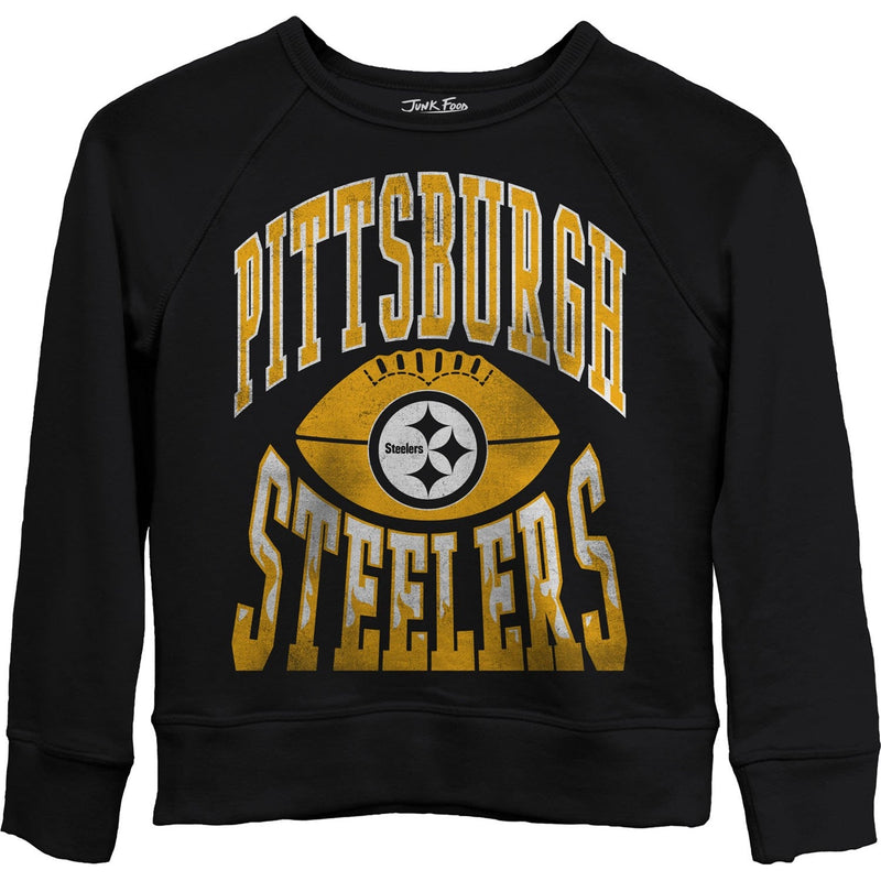 Junk Food - Girls Steelers Hot Route Fleece Sweatshirt
