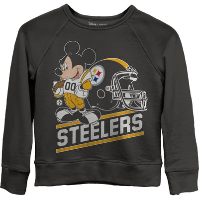 Junk Food - Girls Steelers Mickey Ctp Fleece Sweatshirt