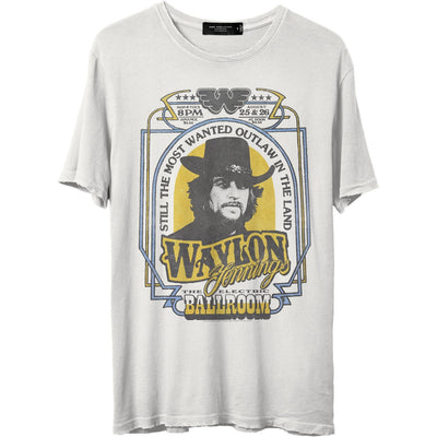 Junk Food - Unisex Waylon Jennings Ballroom T-Shirt