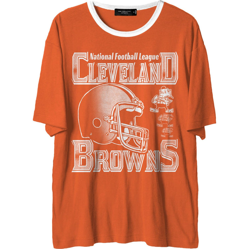 Junk Food - Mens Browns Oversized Ringer T-Shirt