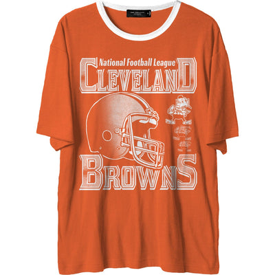 Junk Food - Mens Browns Oversized Ringer T-Shirt