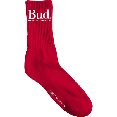 Junk Food - Mens Bud Crew Jacquard Socks
