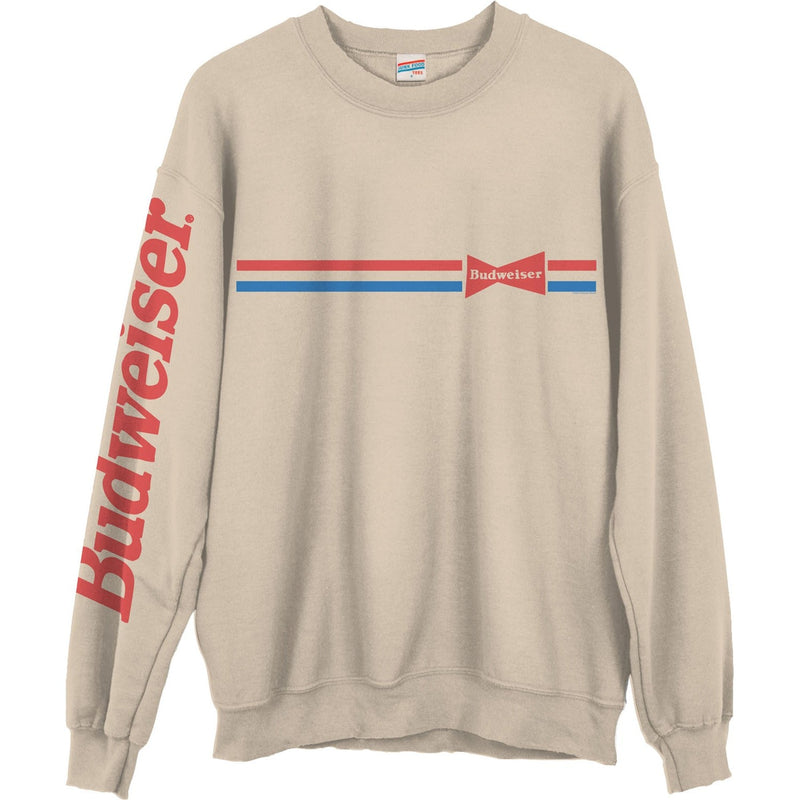 Junk Food - Womens Bud Striped Fleece Sweatshirt