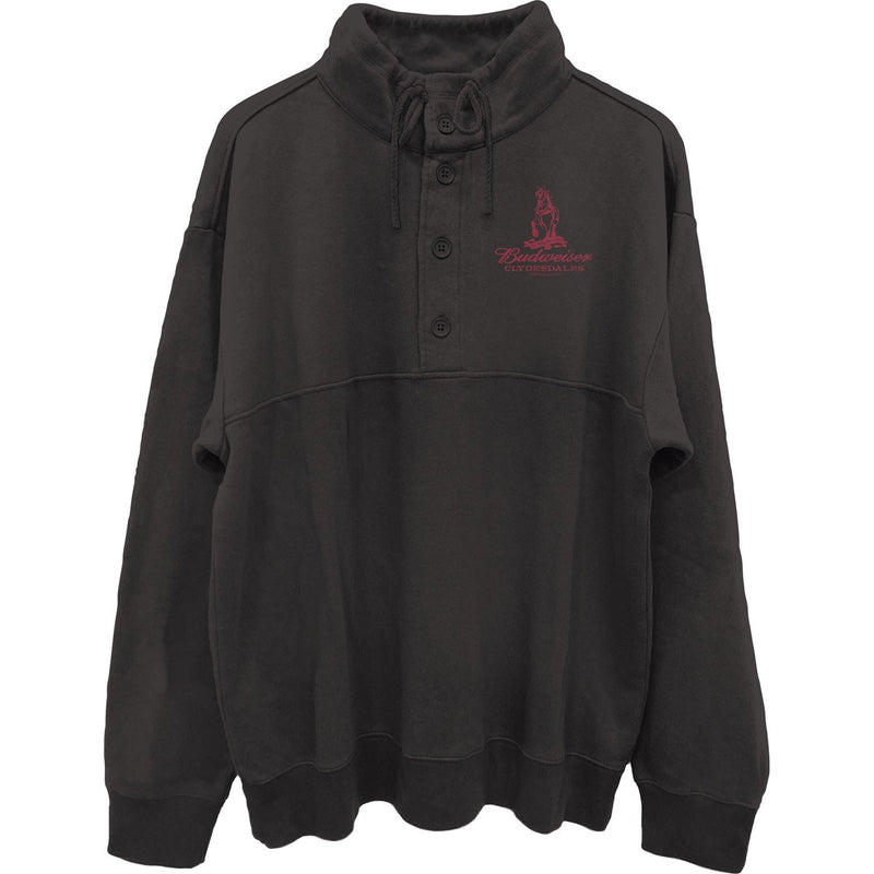 Junk Food - Mens Budweiser Mn Qtr Button Up Sweater