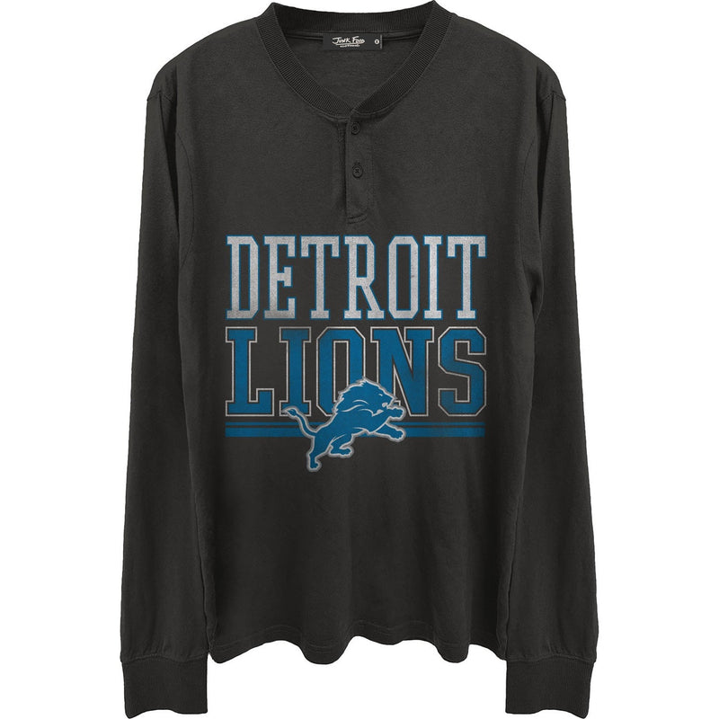 Junk Food - Mens Lions Long Sleeve Henley