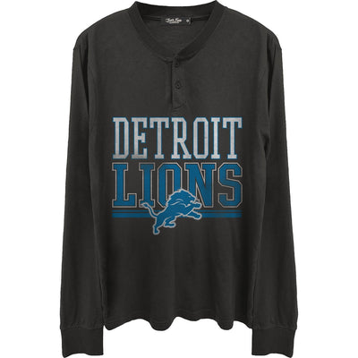 Junk Food - Mens Lions Long Sleeve Henley