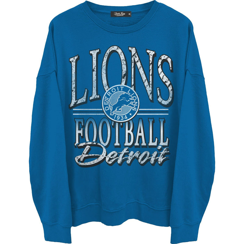 Junk Food - Mens Lions Lateral Crew Neck Fleece Sweatshirt