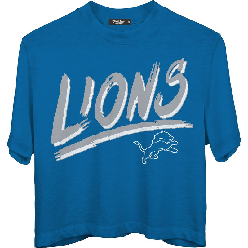 Junk Food - Womens Lions Thrill Mn Crop T-Shirt
