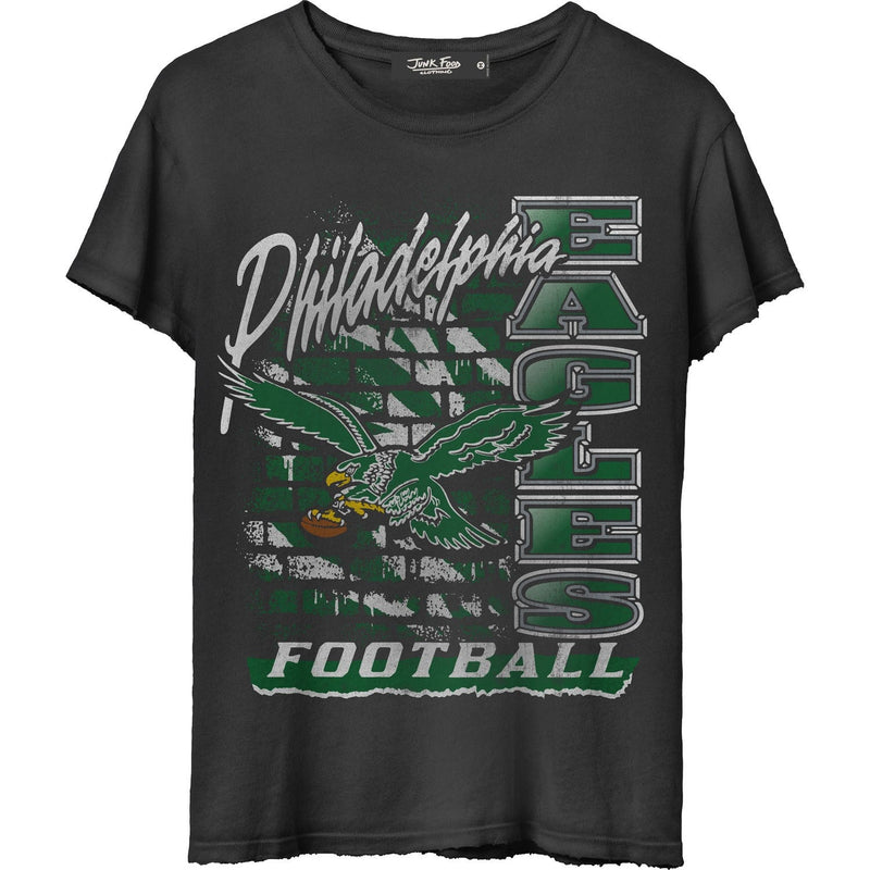 Junk Food - Womens Eagles Brick Vintage T-Shirt