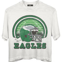 Junk Food - Womens Eagles Game Time Mn Crop T-Shirt