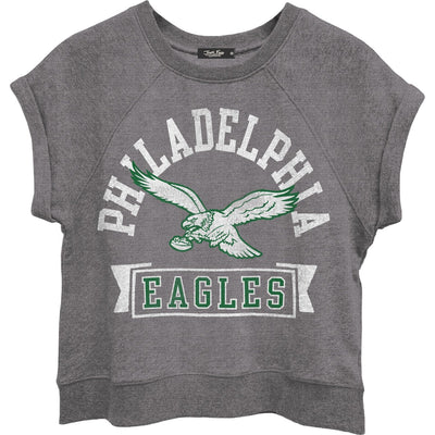 Junk Food - Womens Eagles Raglan Fleece Tank Sweater