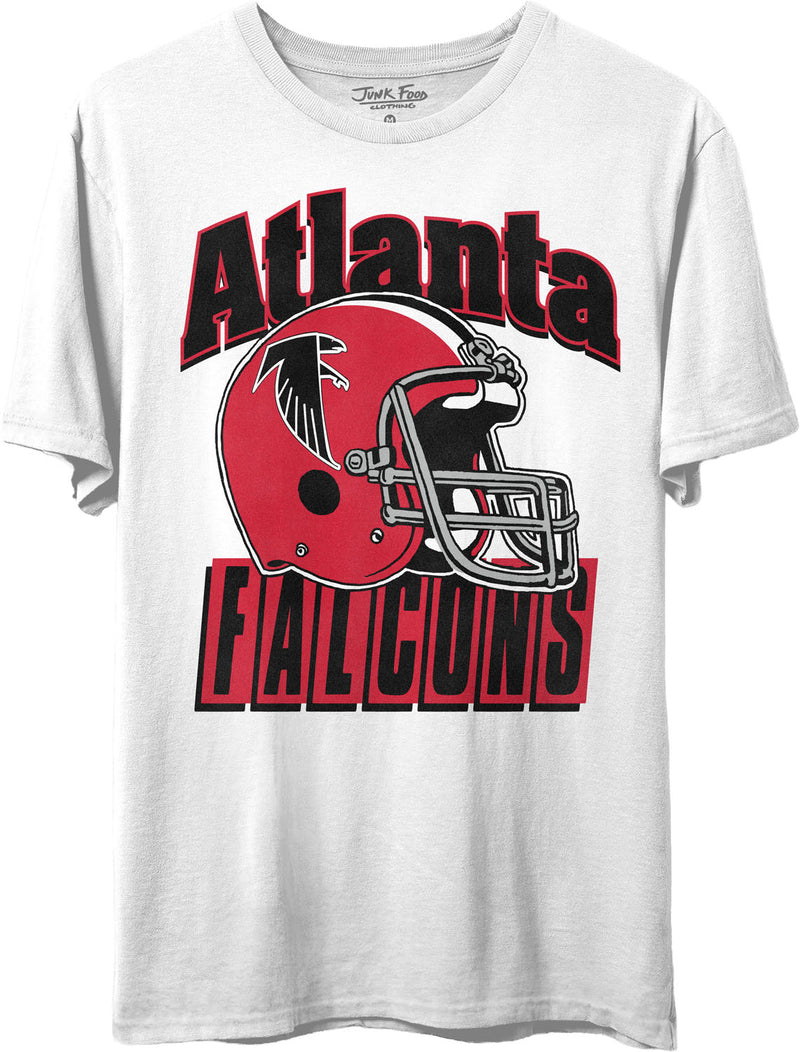 Junk Food - Unisex Falcons Throwback Helmet T-Shirt