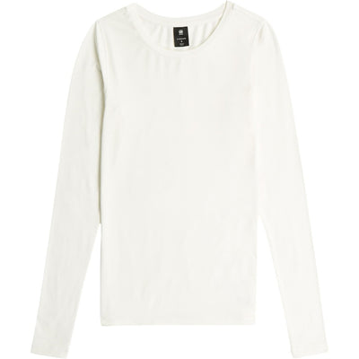 G-Star - Womens 2Nd Skin Long Sleeve Top — Milk