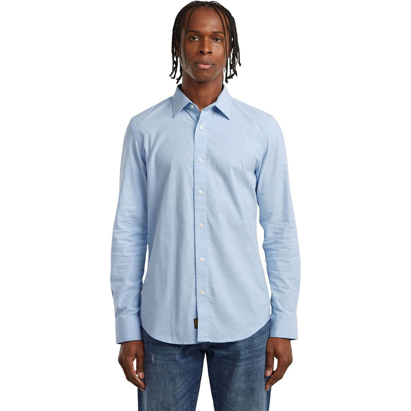 G-Star - Mens Office Slim Shirt — Salute/Milk