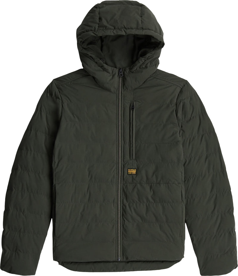 G-Star - Mens Foundation Hooded Liner Jacket — Asfalt