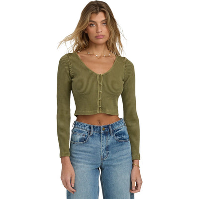 Billabong - Womens Paxton Long Sleeve Knit Top