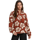 Billabong - Womens All The Time Sherpa 1/2 Zip Sweatshirt