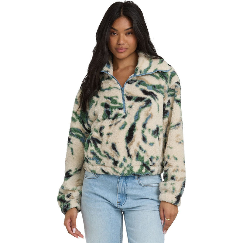Billabong - Womens Barra Half Zip Sweatshirt