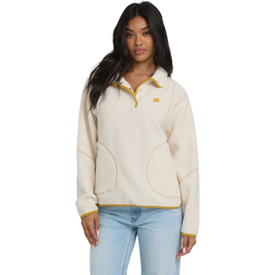 Billabong - Womens Streamer Half Snap Sweatshirt
