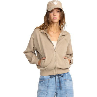 Billabong - Womens Sun Lit Long Sleeve Zip Front Hoodie